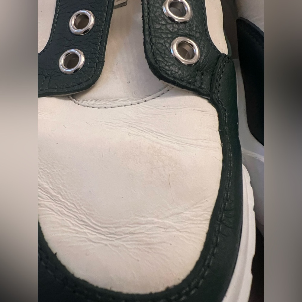 Alexander McQueen Court Sneaker Green White Men’s EU 42 authentic - Picture 12 of 17
